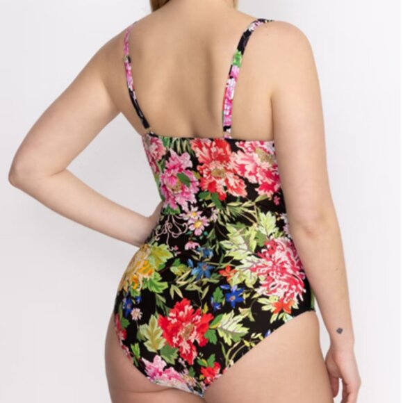 Johnny Was Plus Size Metalli Ruched One Piece 2X or 3X available  Best Price!! - Picture 2 of 2